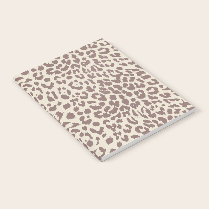 Light Tan Leopard Notebook Gallery Image 1