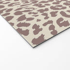 Light Tan Leopard Welcome Mat Gallery Image 2