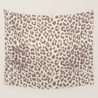 Light Tan Leopard Wall Tapestry Gallery Image 4