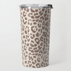 Light Tan Leopard Travel Mug Gallery Image 2