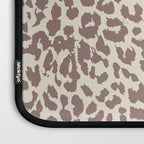 Light Tan Leopard Laptop Sleeve Gallery Image 3
