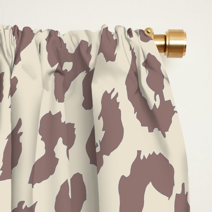 Light Tan Leopard Window Curtain Gallery Image 2