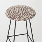 Light Tan Leopard Stool Gallery Image 2