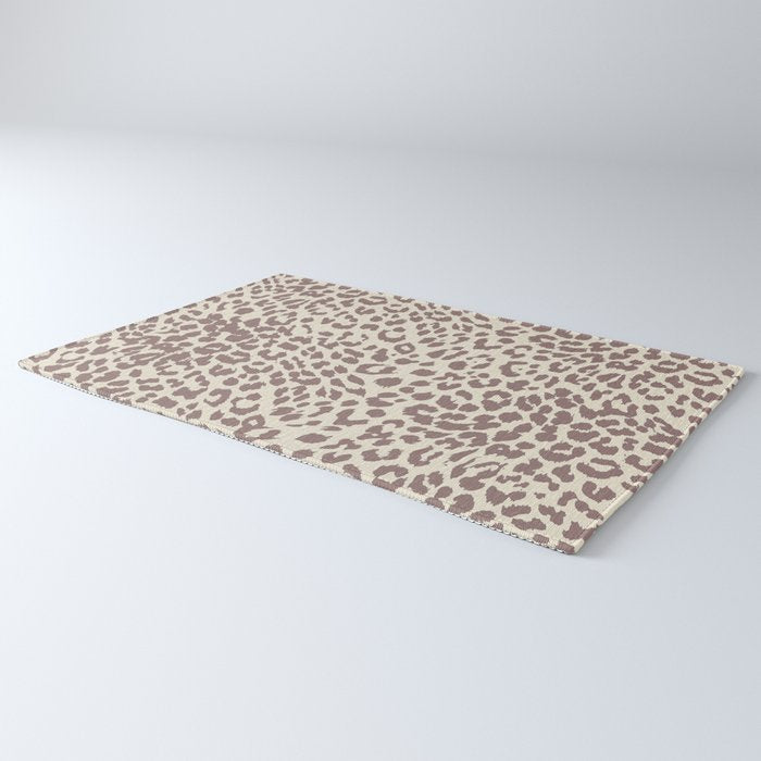 Light Tan Leopard Rug Gallery Image 3