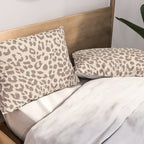 Light Tan Leopard Pillow Sham Gallery Image 2
