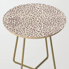 Light Tan Leopard Side Table Gallery Image 2