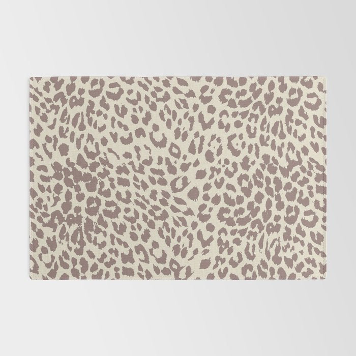 Light Tan Leopard Rug Gallery Image 2