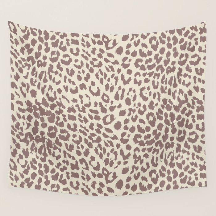 Light Tan Leopard Wall Tapestry Gallery Image 1
