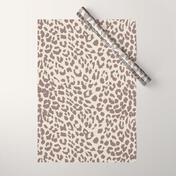 Light Tan Leopard Wrapping Paper Gallery Image 1