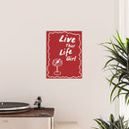 Live That Life Girl - Red Poster Gallery Image 2
