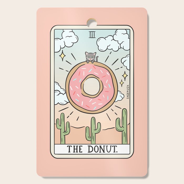 DONUT READING Cutting Board Gallery Image 1