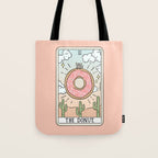 DONUT READING Tote Bag Gallery Image 1