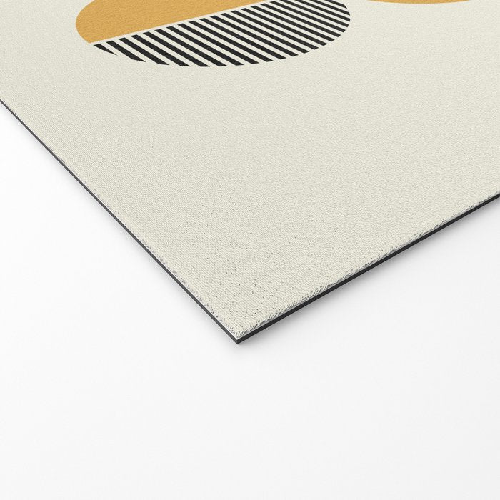 Circle pattern mid-century style Welcome Mat Gallery Image 2