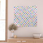 Starry Art Deco Pattern Multicolor II Wall Tapestry Gallery Image 2