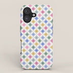 Starry Art Deco Pattern Multicolor II iPhone Case Gallery Image 1