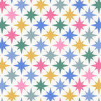 Starry Art Deco Pattern Multicolor II Coffee Mug Gallery Image 2