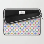 Starry Art Deco Pattern Multicolor II Laptop Sleeve Gallery Image 2