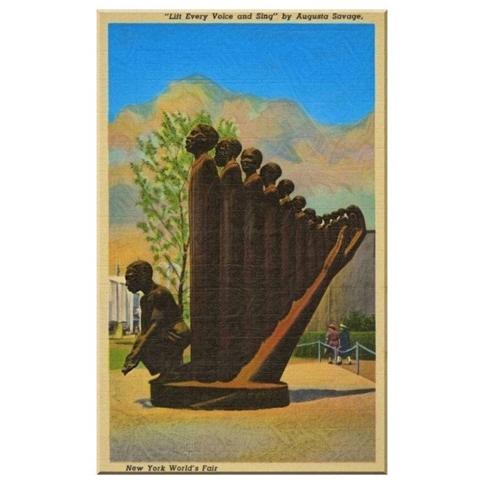 African American Masterpiece 'Lift Up Every Voice & Sing' based on the sculpture by Augusta Savage Coffee Mug Gallery Image 2