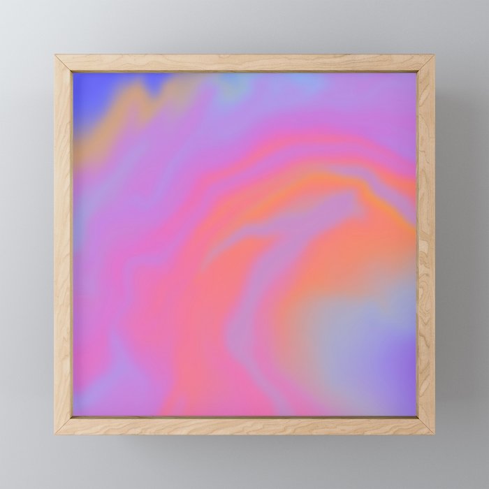 Modern crazy sunset  Mini Art Print Gallery Image 1