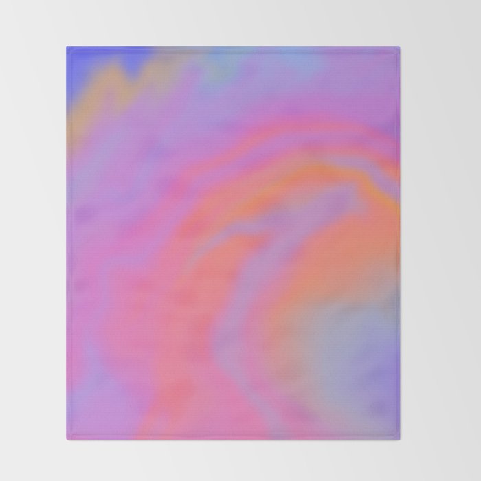 Modern crazy sunset  Throw Blanket Gallery Image 2