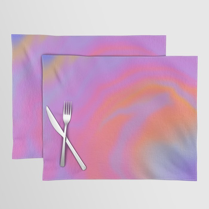 Modern crazy sunset  Placemat Gallery Image 1