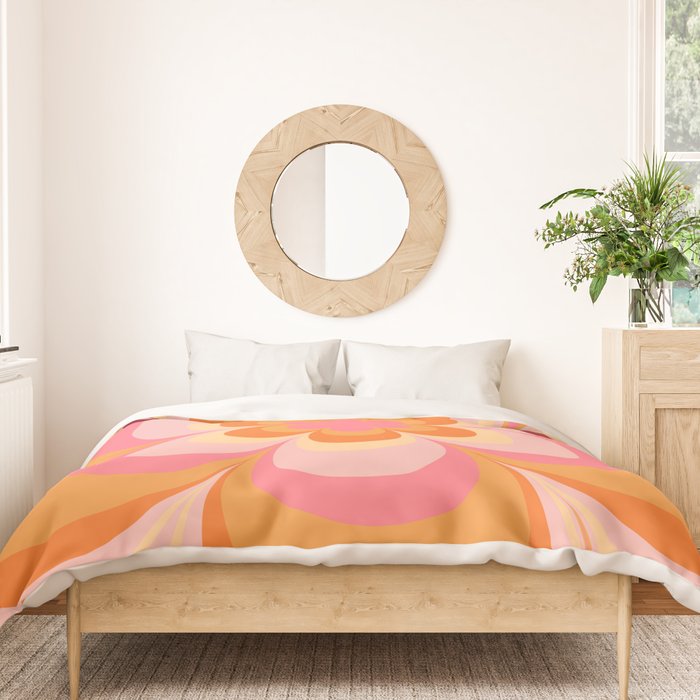 Retro Flower Duvet Cover Gallery Image 3