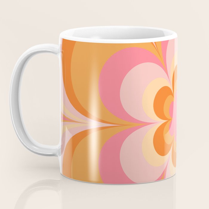 Retro Flower Coffee Mug Gallery Image 3