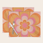 Retro Flower Placemat Gallery Image 1