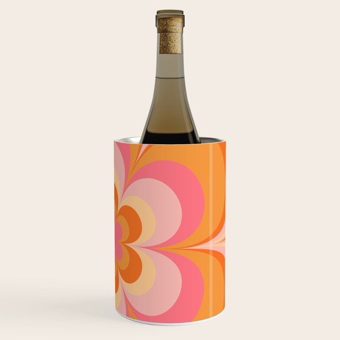 Retro Flower Wine Chiller Gallery Image 3