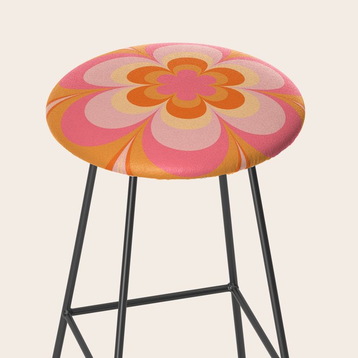 Retro Flower Stool Gallery Image 2