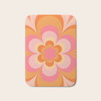 Retro Flower Bath Mat Gallery Image 1