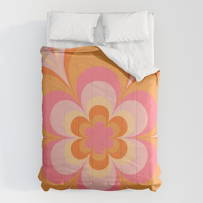 Retro Flower Comforter Gallery Image 1