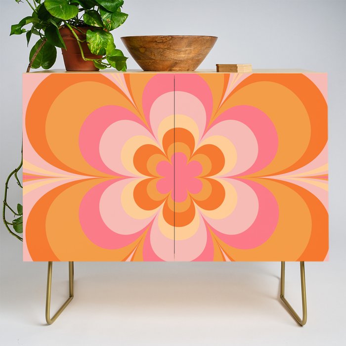 Retro Flower Credenza Gallery Image 1