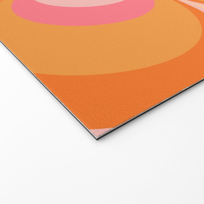 Retro Flower Welcome Mat Gallery Image 2