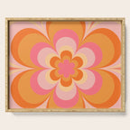 Retro Flower Serving Tray Gallery Image 1