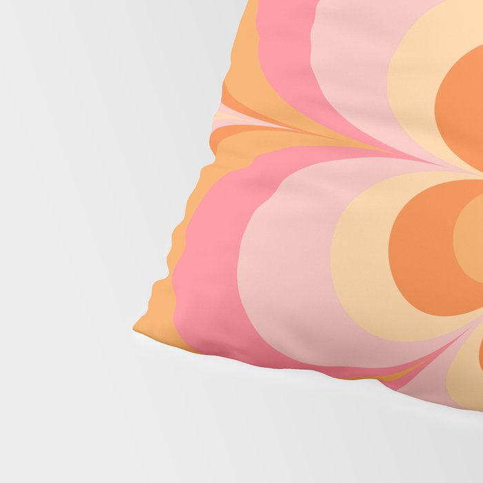 Retro Flower Pillow Sham Gallery Image 4