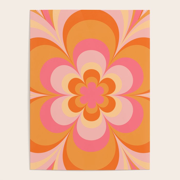 Retro Flower Poster Gallery Image 4