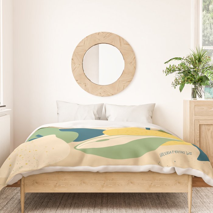 Still life, pears  Duvet Cover Gallery Image 3