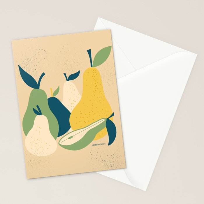 Still life, pears  Stationery Card Gallery Image 2