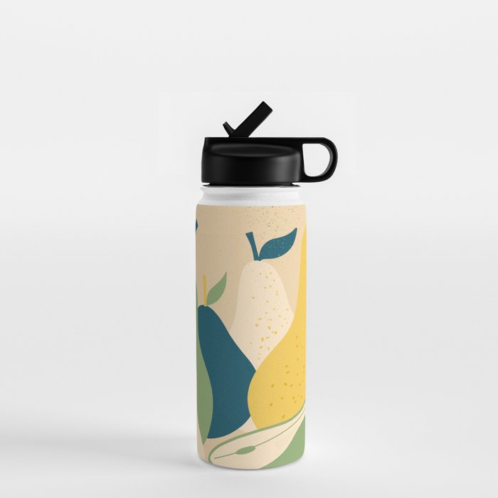 Still life, pears  Water Bottle