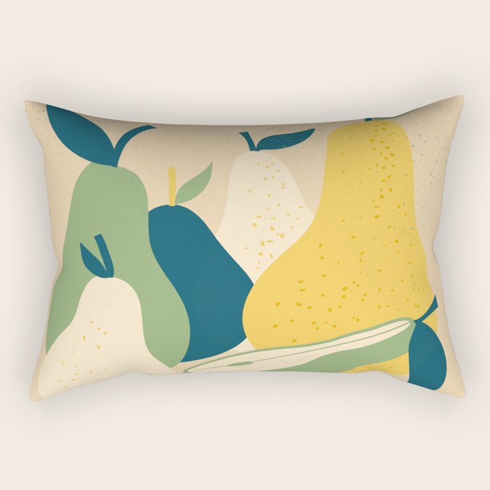 Still life, pears  Rectangular Pillow Gallery Image 2
