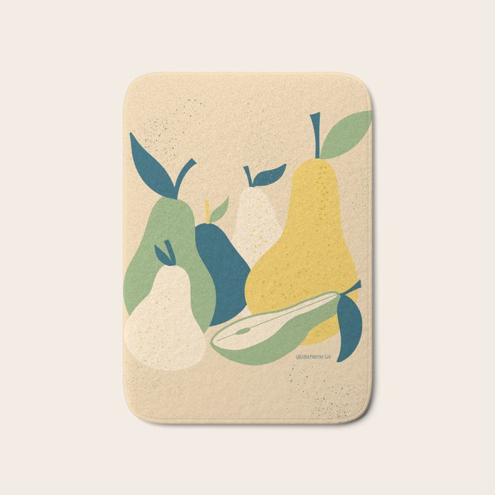 Still life, pears  Bath Mat Gallery Image 1