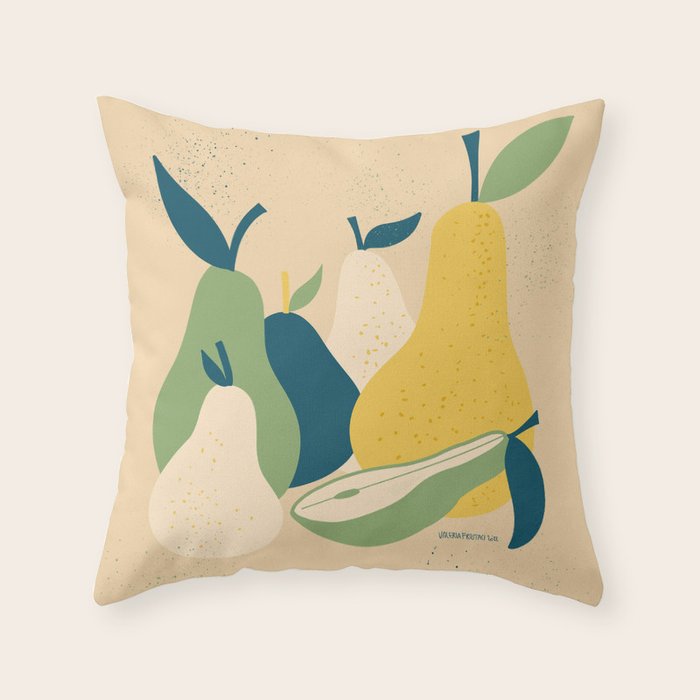 Still life, pears  Throw Pillow Gallery Image 6