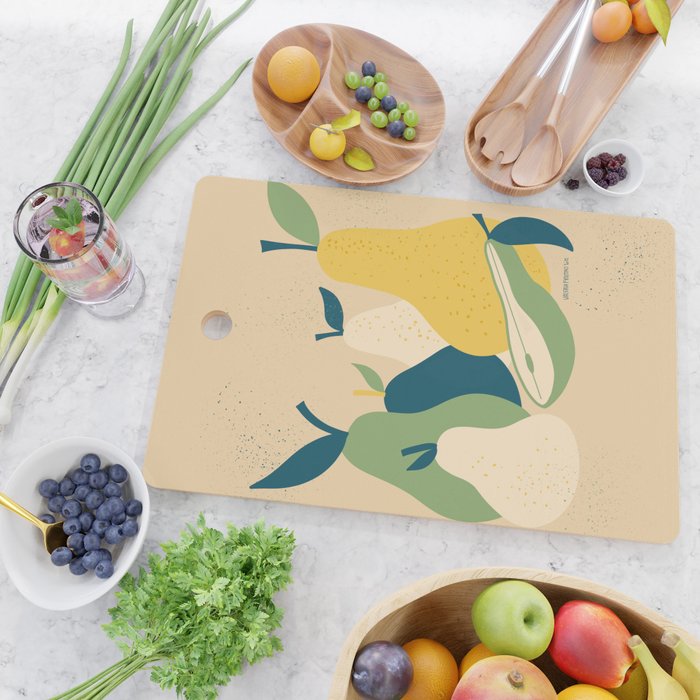 Still life, pears  Cutting Board Gallery Image 2