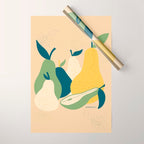 Still life, pears  Wrapping Paper Gallery Image 1