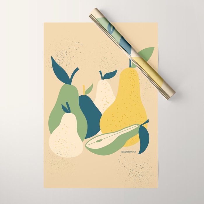 Still life, pears  Wrapping Paper Gallery Image 1