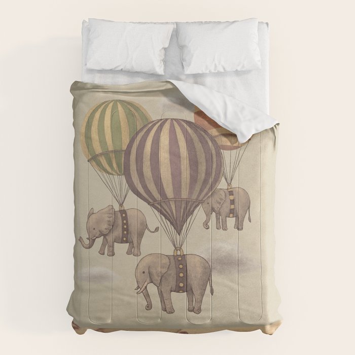 Flight of The Elephants Comforter Gallery Image 1