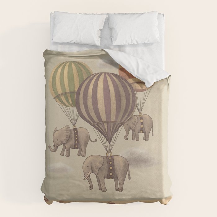 Flight of The Elephants Duvet Cover Gallery Image 1