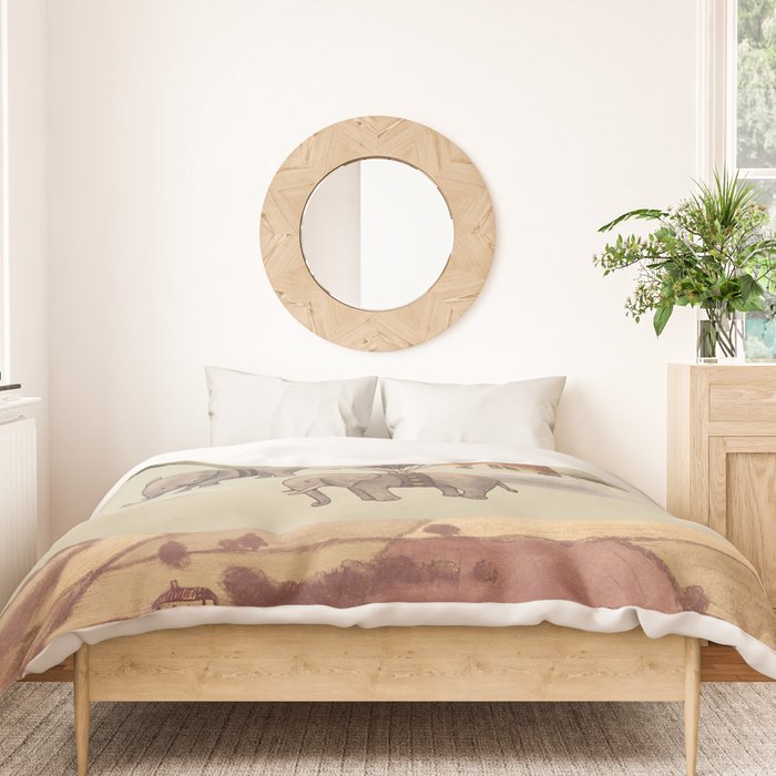 Flight of The Elephants Duvet Cover Gallery Image 3