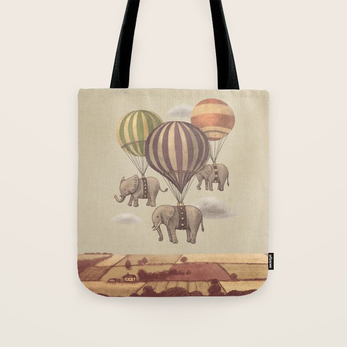 Flight of The Elephants Tote Bag Gallery Image 1